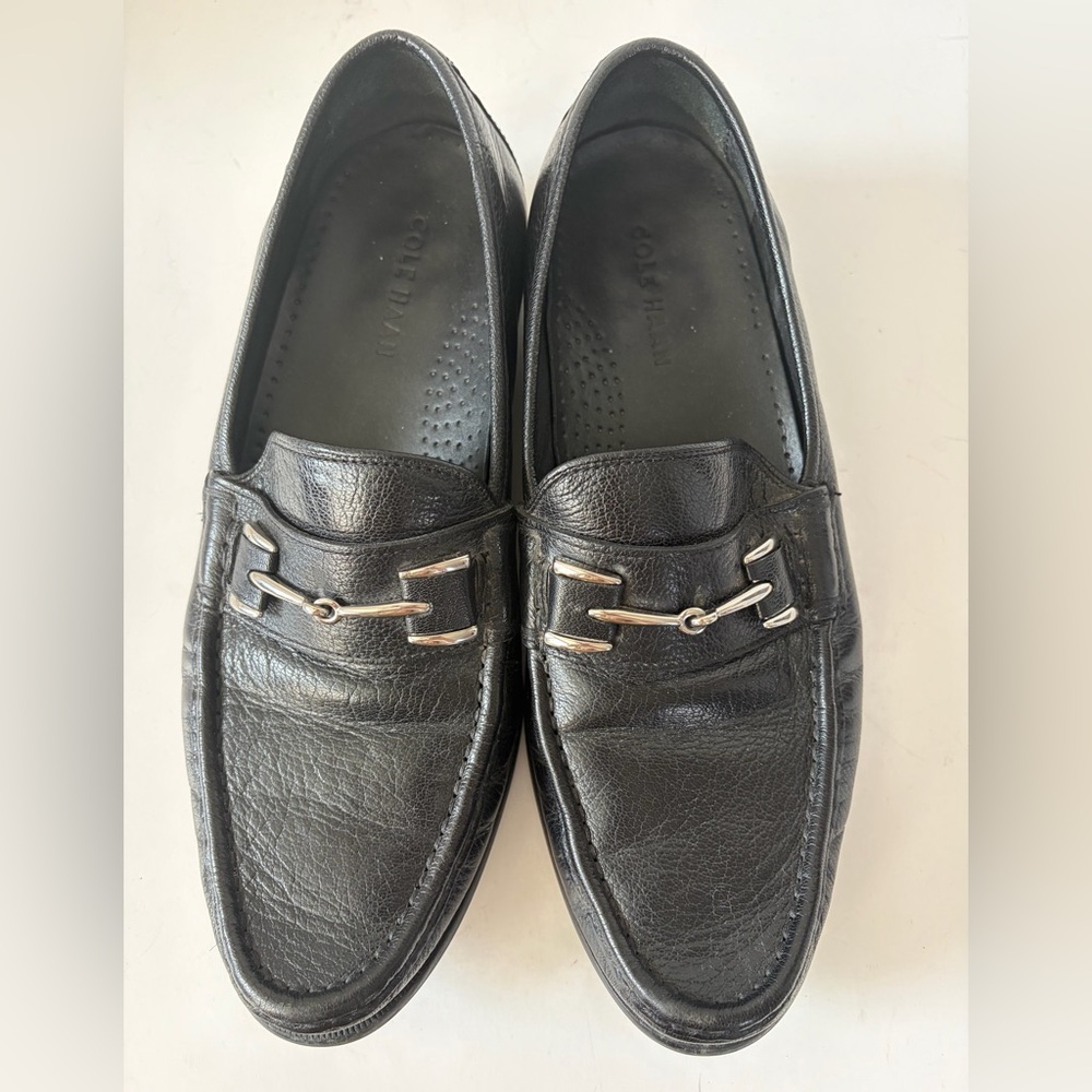 Cole Haan Men’s Black Leather Bit Loafers size 8 - Picture 4 of 10